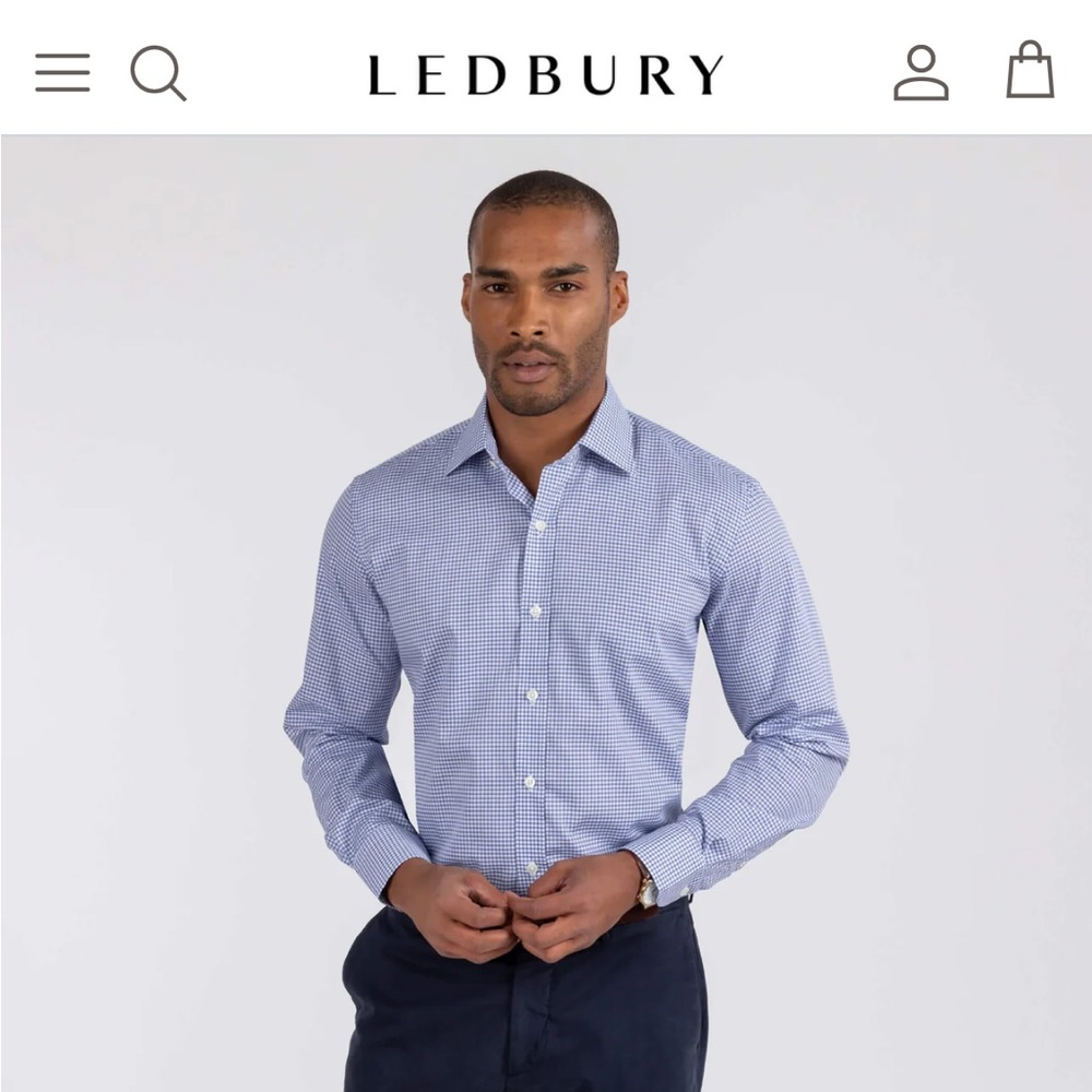 Ledbury NWOT Gingham Shirt